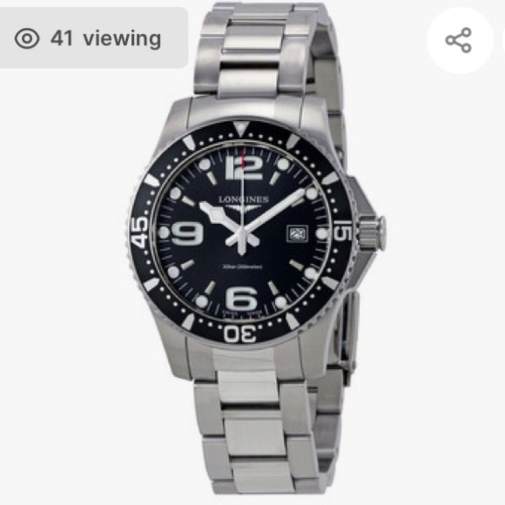 Longines HydroConquest 39mm Quartz Dive Watch